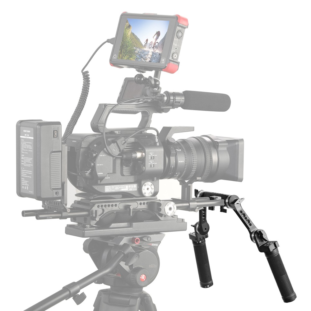 SmallRig Rosette Handle Kit (Cheese Short Arm) Video Shoulder Rig For ...