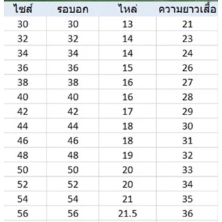 เสื้อเชิ้ตนักเรียนชาย