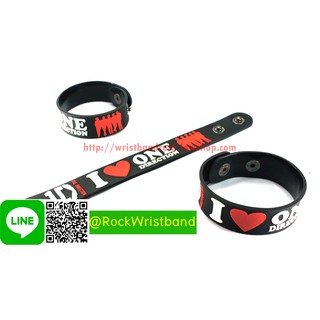 ONE DIRECTION ขายริสแบนด์ วันไดเรกชัน ODR136NA Wristband สายรัดข้อมือวงร็อค