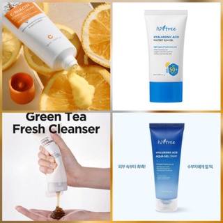 Isntree Green Tea Fresh Toner  และ cleanser