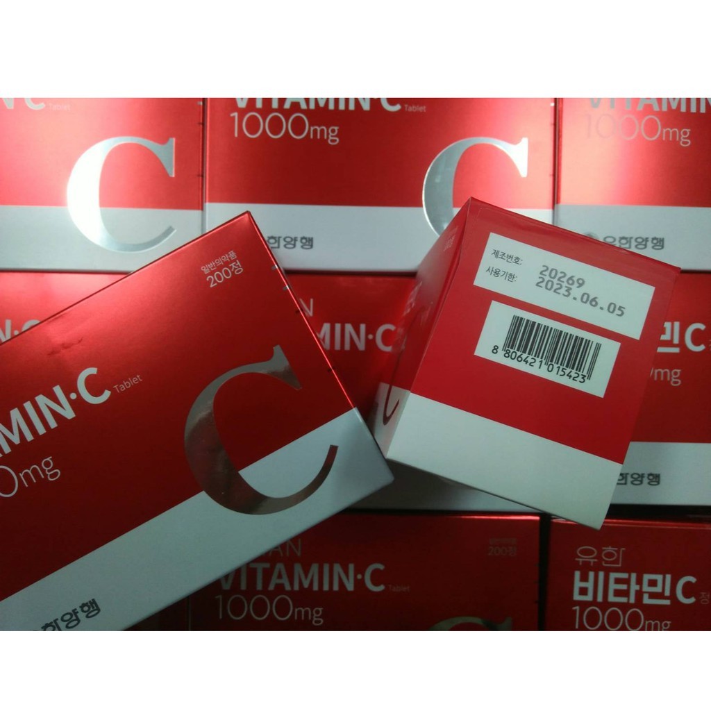 Yuhan Vitamin C 1000mg ว ตาม นซ ท พ จ น Shopee Thailand