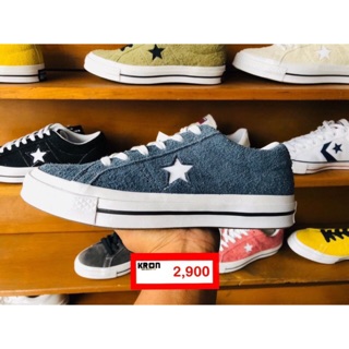 CONVERSE ONE STAR OX SUEDE NAVY