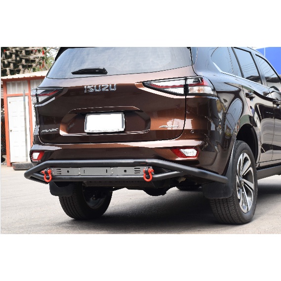กันชนท้าย MU-x  2021-2023 V bar กันชนท้ายเสริมออฟโรด Isuzu Mux 2021 - 2023 rear off road bumper