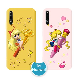 เคสโทรศัพท์มือถือลายการ์ตูนน่ารักสําหรับ Huawei Nova 5t 2 I 3 I 3e 4 4 E Mate 20 30 Lite P 20 P 30 Pro P Smart Plus Y9 Prime 2019กรณี