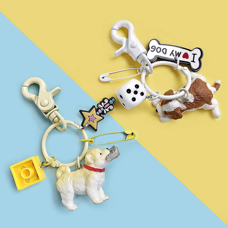 พวงกุญแจหมา หลายสายพันธุ์ น่ารัก // DIY ที่ห้อยกระเป๋า ตุ๊กตาหมา ตุ๊กตาสุนัข ชิบะ ปั๊ก บีเกิ้ล เฟรนซ์