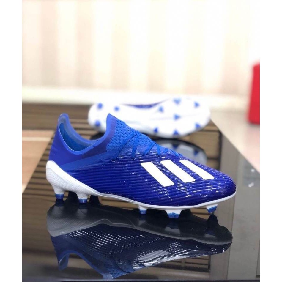 Adidas x  19.1 สีขาว-น้ำเงิน