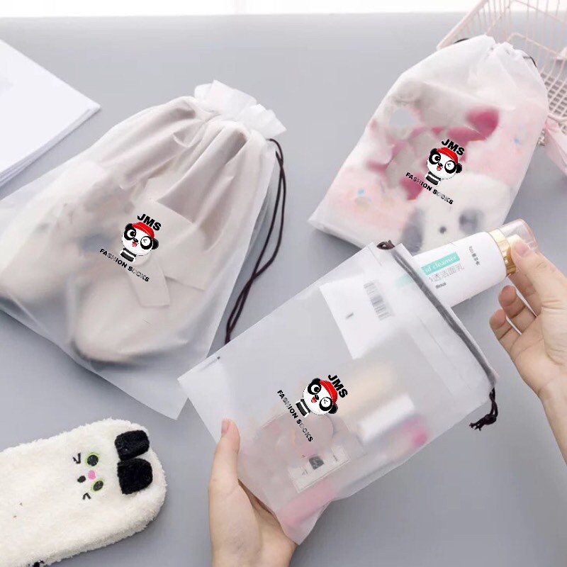 JH SHOP ซื้อ1แถม1 ถุงใส่ของ ถุงใส่รองเท้า  พร้อมส่ง