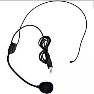 lxj ไมค์โครโฟนคาดศรีษะ Headset Microphone for VoiceBooster Voice Amplifiers    Black