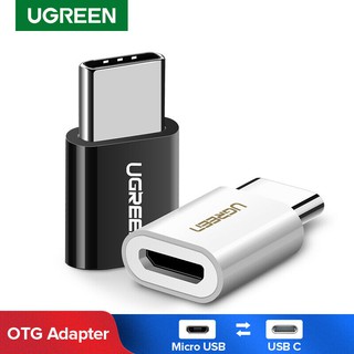 UGREEN USB Adapter Type C to Micro USB Adapter for Samsung S10+, Huawei P30, Samsung A50 OTG Converter(30154,30391)