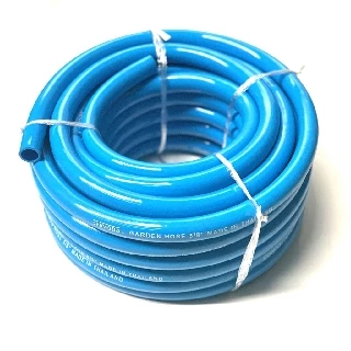 Shiyoda สายยางรดน้ำ 5/8" (5 หุน) 20เมตร สีฟ้า หนานิ่ม คุณภาพดี ทนแดด 3 ปี ไม่แข็งกรอบ ใช้รดน้ำสวน[BR016-1-20]