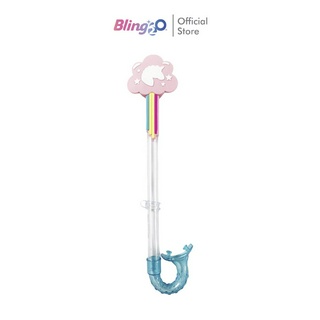 BLING2O ท่อดำน้ำเด็กยอดฮิตจากอเมริกา UNICORN SNORKEL ถ่ายรูปสวย mouth piece เล็กสำหรับเด็ก คาบสบาย