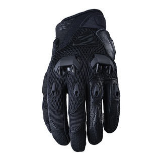 FIVE Advanced Gloves - STUNT EVO AIRFLOW Black - ถุงมือขี่รถมอเตอร์ไซค์