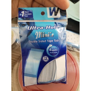 72 tabs/แพ็คอุปกรณ์เทปกาวสําหรับใช้ในการติดผมสตรีปักลายลูกไม้