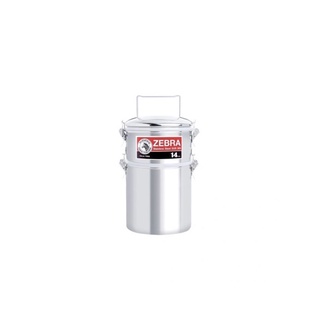 Zebra Food Container ปิ่นโต Smart Lock Jumbo 14 ซม. 2 ชั้น