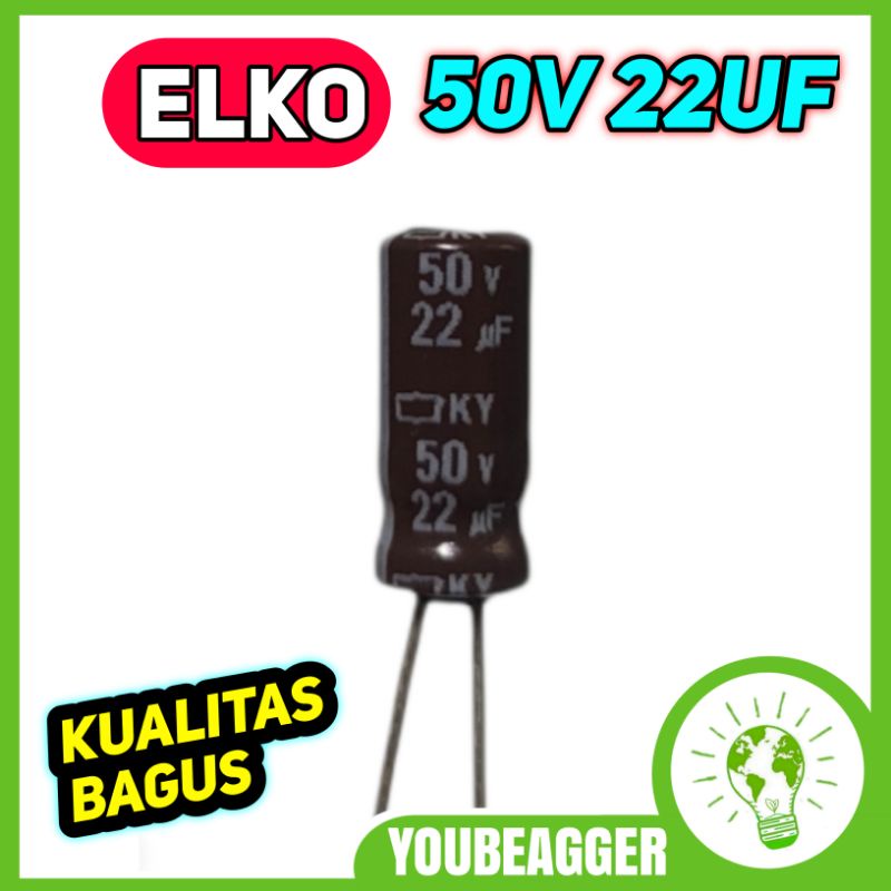 กวางเอลโก้ 50v 22uf*