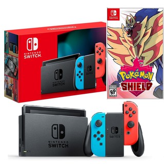 Nintendo Switch New Console (2019) ฟรีเกม Pokemon Shield