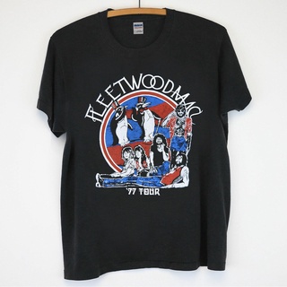 ผ้าฝ้ายคอกลมเสื้อยืดผ้าฝ้าย พิมพ์ลายวงดนตรี fleetwood mac 70s สไตล์เรโทร คลาสสิก สําหรับผู้ชาย GFDSF61EW1671from S-4XL