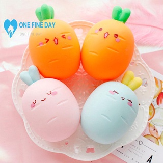 Carrot Stress Ball Set Sand And Water Bead Filled Squeeze Toys Vegetable Sensory Fidget Kids Q4J7