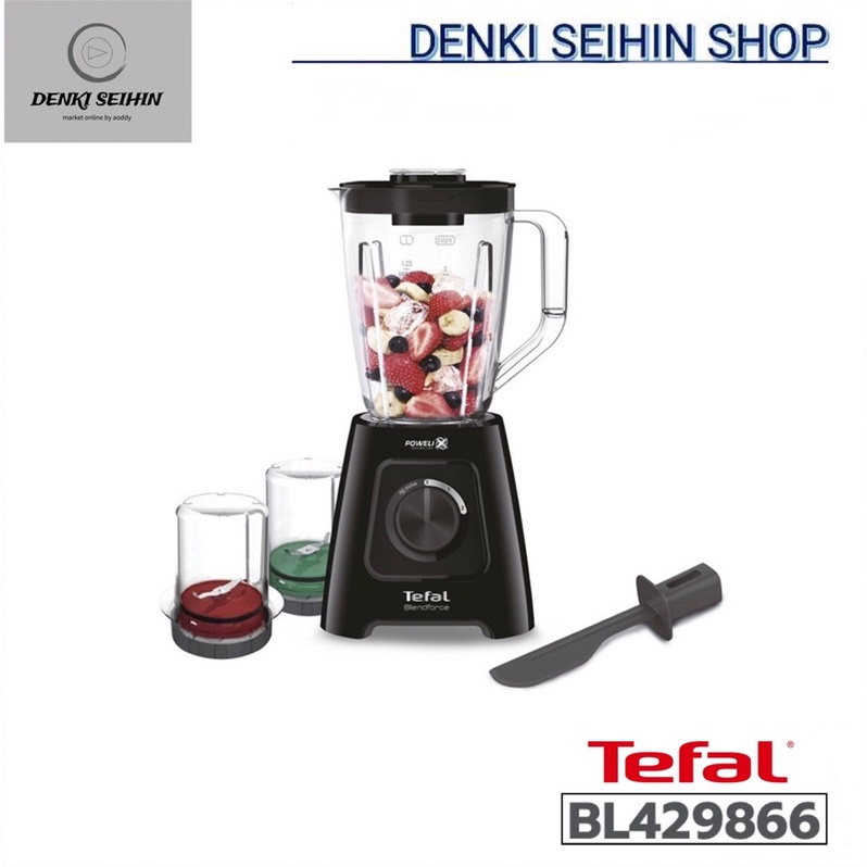 TEFAL เครื่องปั้นน้ำผลไม้ ทีฟาล์ว 2 ลิตร 600 วัตต์ เบลนด์ฟอร์ส BL429 รุ่น BL429866