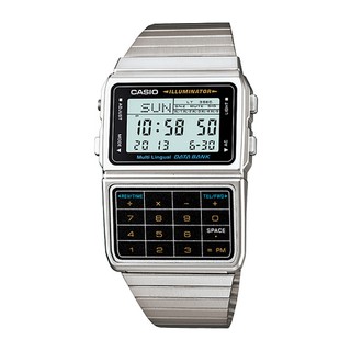 Casio นาฬิกาข้อมือผู้ชาย สายสแตนเลส สีเงิน รุ่น DBC-611-1DF,DBC-611