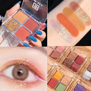 Eyeshadow Disc Powder Palette พาเลททาตา4สีEyeshadow Disc Powder Palette 4 color palette