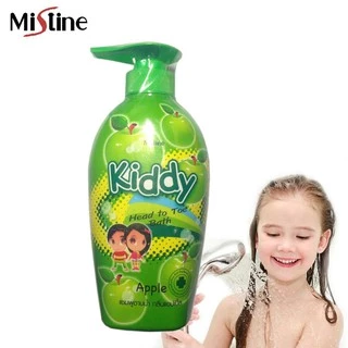 Mistine kiddy Head to toe Bath Shampoo 400ml. มิสทิน คิดดี้ แชมพูอาบน้ำ แชมพูอาบน้ำสำหรับเด็กเล็ก มี 4 กลิ่นให้เลือก
