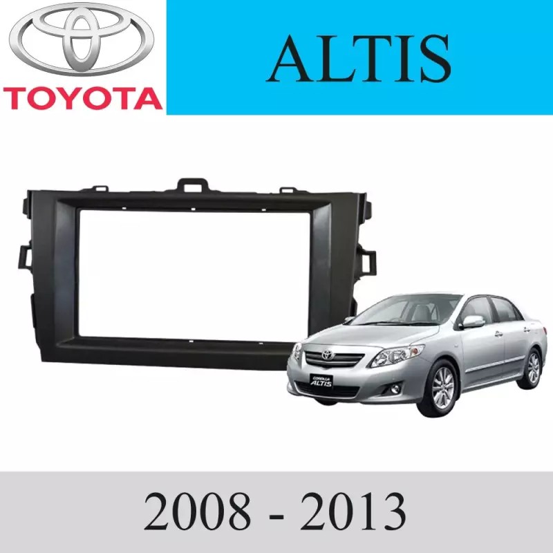 หน้ากากวิทยุรถยนต์ TOYOTA ALTIS รถปี 2003 - 2008 รหัส NV-TO-026