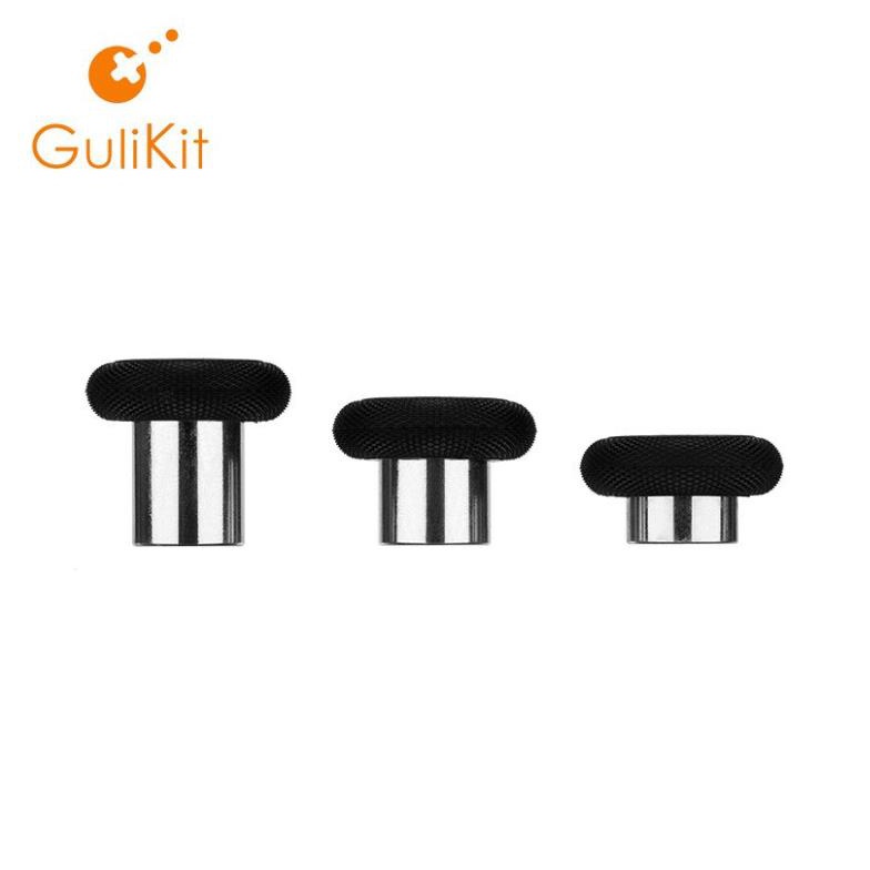 Gulikit NS34 KingKong แหวนนิ้วหัวแม่มือ 6 ชิ้น พร้อมตัวเลือกความสูง 3 ชิ้น กันเสียดสี แบบเปลี่ยน สําหรับ Gulikit KingKong 2 Pro