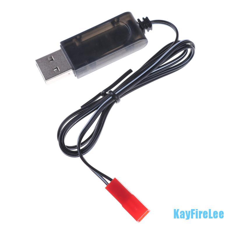 / Kayfirelee / 3.7V อะแดปเตอร์ชาร์จ Usb สีดํา สําหรับเฮลิคอปเตอร์ 1 ชิ้น
