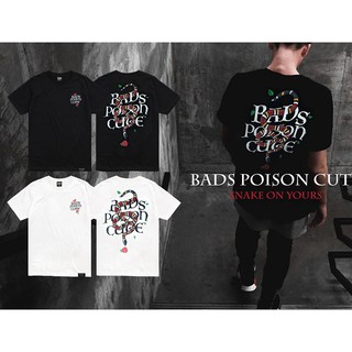 Just Say Bad ® เสื้อยืดลาย แนวสตรีท  รุ่น Snake ดำ ขาว ( ลิขสิทธิ์แท้ ) แขนสั้น เสื้อยืดชาย หญิง S M L XL 2XL  TS