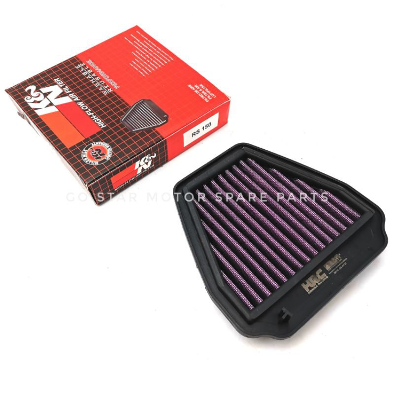RS150 RS 150 V1 V2 RSX RSX150 RS150R WINNER150 RACING AIR FILTER K & N RACING AIR CLEANER K&N