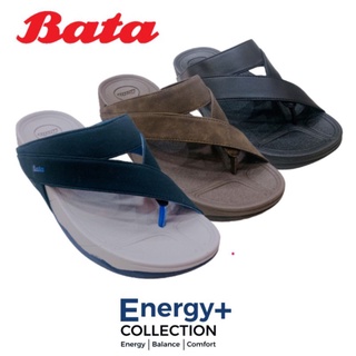 NFshoes Bata  Energy+ บาจา รองเท้าแตะลำลองแฟชั่นผู้ชาย รุ่น Energy+ สีน้ำเงิน รหัส 8719342 Size 6-11 นุ่มสบาย