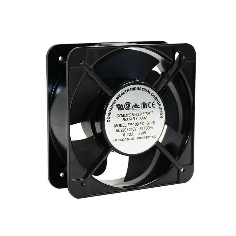 พัดลม FP108EX-S1-B   ขนาด 6นิ้ว 220v 0.22aของใหม่ตรงตามสเปค สินค้ารับประกัน 60 วันจากการผลิต