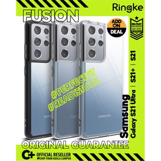 Ringke [FUSION] [FUSION MATTE] เคสโทรศัพท์มือถือแบบแข็ง คริสตัลใส กันกระแทก สําหรับ Samsung Galaxy S21 Ultra S21+ S21