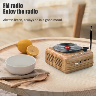 ลําโพงบลูทูธ วิทยุ FM เครื่องเล่นแผ่นเสียงไวนิล พร้อมไมโครโฟน รองรับการ์ด TWS TF ดิสก์ U AUX Play X8031