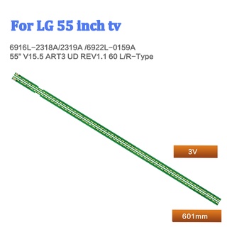 แถบไฟแบ็คไลท์ led สําหรับทีวี LG 55UH6150-CB 55LG61CH-CD 6922L-0159A 6916L2318A 2 ชิ้น ต่อชุด