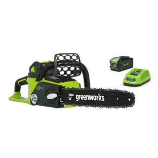 (ครบชุด) Greenworks 40V เลื่อยโซ่ไร้สาย DIGIPRO พร้อมแบตฯ 4.0 แอมป์ และที่ชาร์จ