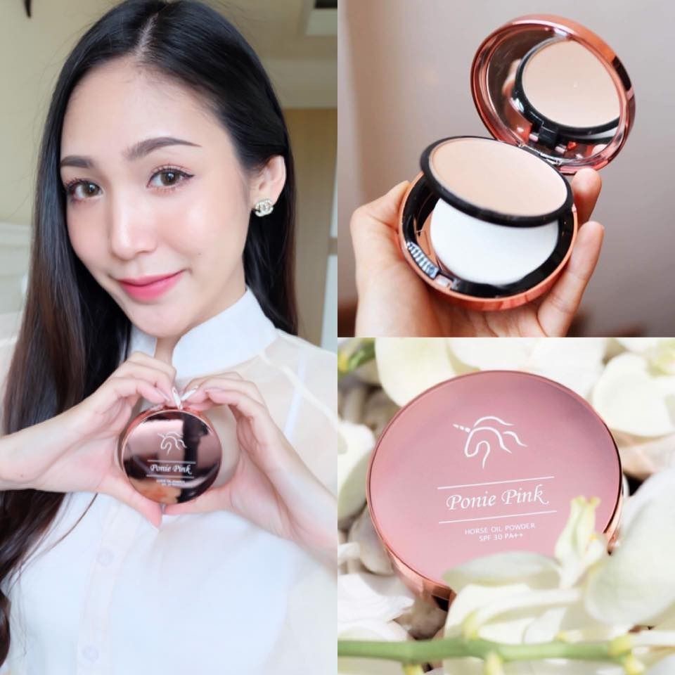 แป้งโพนี่พิ้งค์ (ponie pink) - แป้งกันน้ำ ออแกนิค