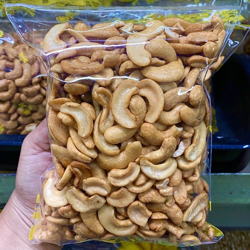 เม็ดมะม่วงหิมพานต์ผ่าซีก หักท่อน พร้อมทาน 500กรัมพร้อมส่ง รูปที่ 2