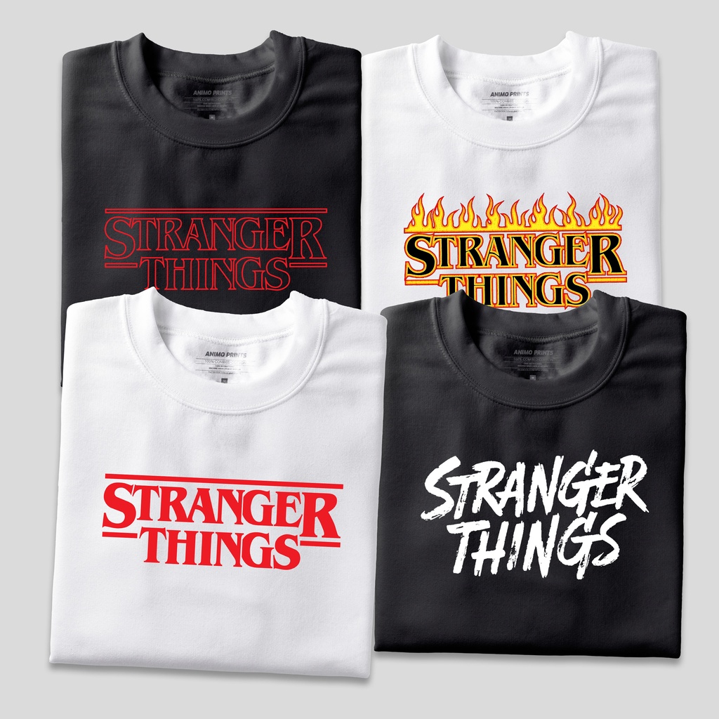 เสื้อยืด Stranger Things Shirt Logo Styles - Unisex Graphic Tee - ANIMO APPAREL