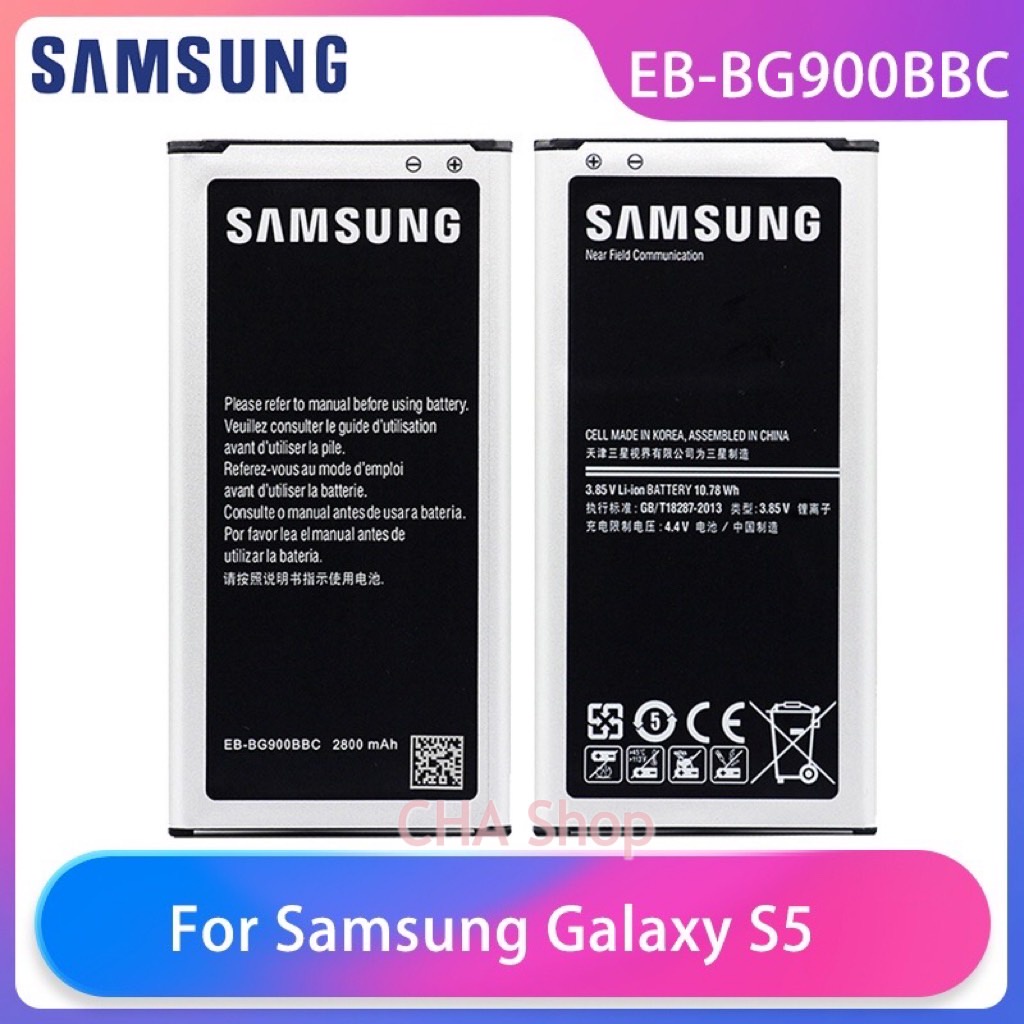 แบตเตอรี่ Samsung Galaxy S5 9006V 9008W 9006W G900S G900F G9008V EB-BG900BBC EB-BG900BBE EB-BG900BBU