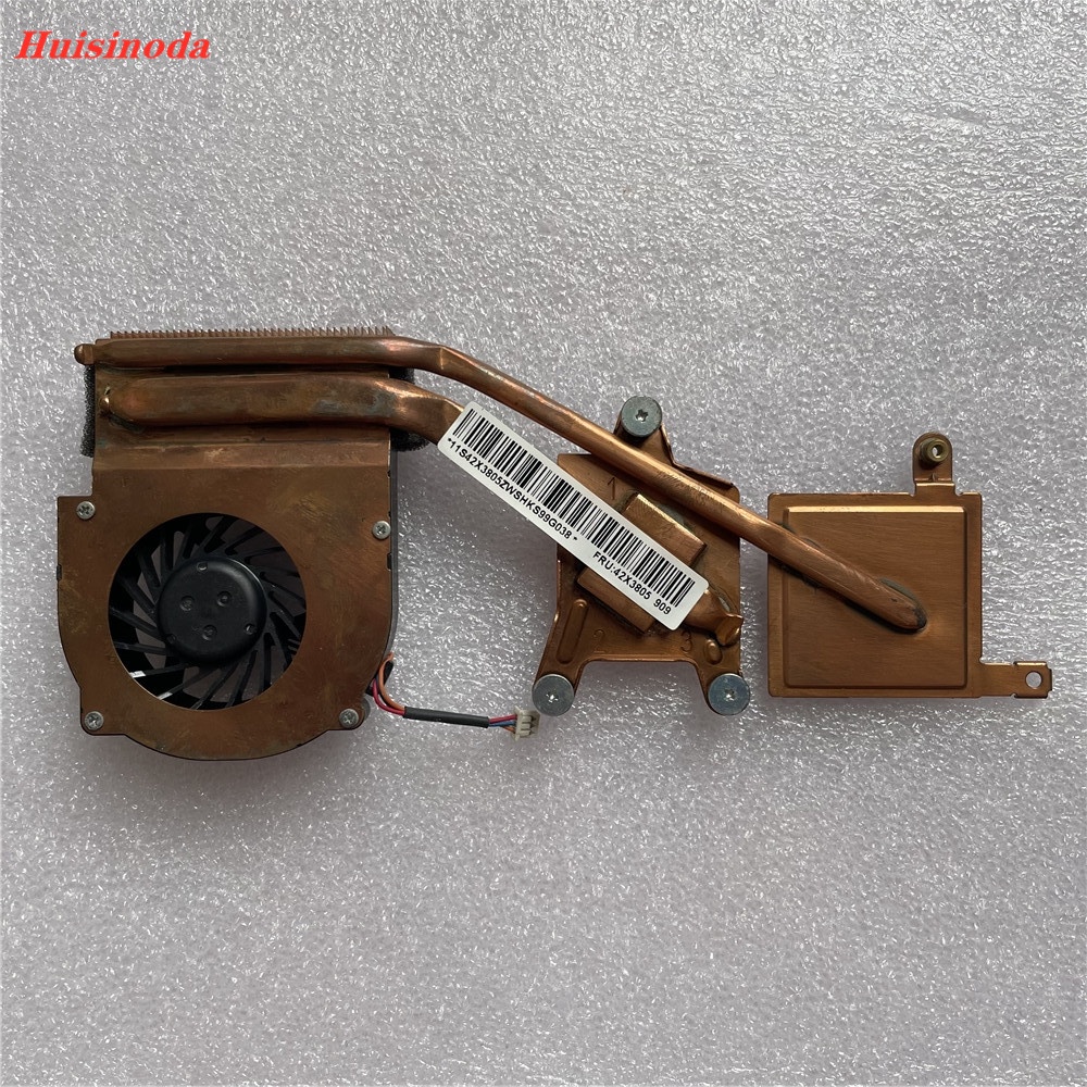 พัดลมใหม่สําหรับแล็ปท็อป Lenovo ThinkPad X60 X61 CPU พัดลมฮีทซิงค์หม้อน้ําท่อทองแดงโมดูลความร้อน FRU