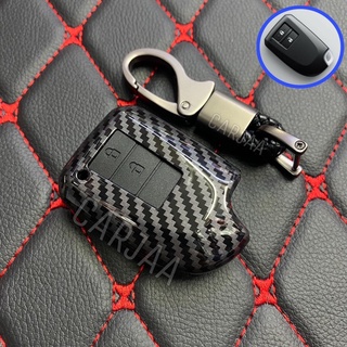 เคสเคฟล่าหุ้มกุญแจรถยนต์ โตโยต้า รุ่น ยาริส (กุญแจ2ปุ่ม Smartkey) Toyota : Yaris