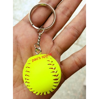 (ลด 70.- ใส่โค้ด INC1SLF) พวงกุญแจลูกซอฟท์บอล SOFTBALL KEY CHAINS