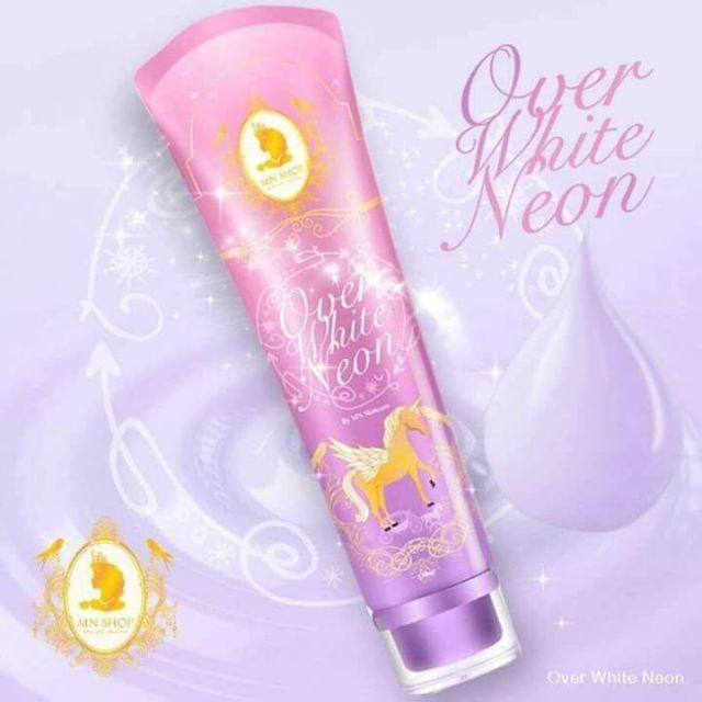 📌Over White Neon by Mn โอเวอร์ ไวท์ นีออน โลชั่นนีออน สูตรใหม่ x5 เท่า ส่วนผสมเข้มข้น