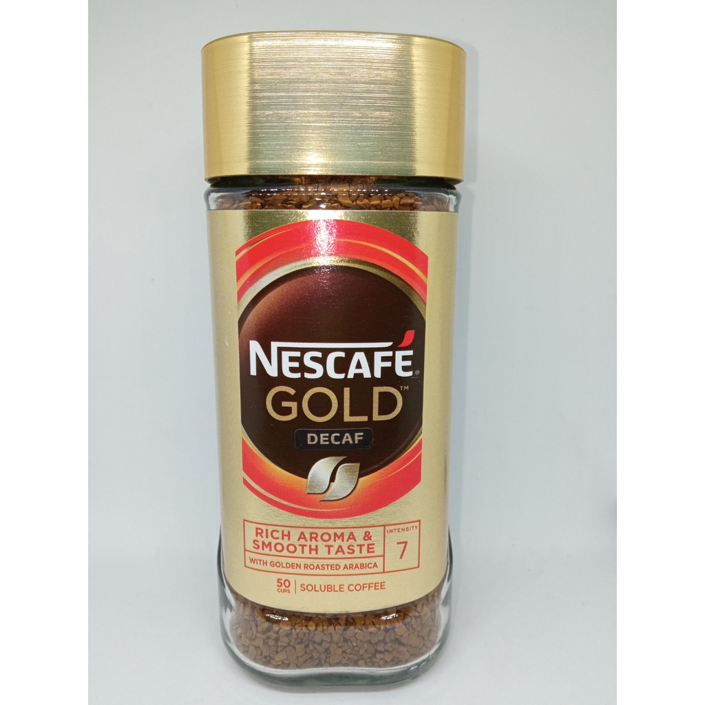 Nescafe Gold Decaf เนสกาแฟ ดีแคฟ (Rich&Smooth)100g No7 ( Made in Korea)