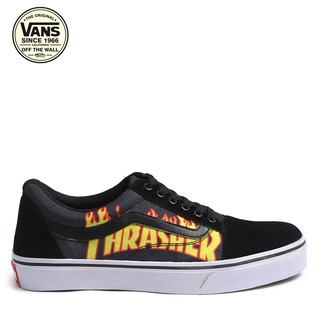 (ของแท้) Vans Thrasher Motif - รองเท้าผ้าใบลําลอง สําหรับผู้ชาย - ฟรีถุงเท้า (GARUT)