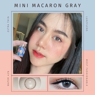 ⚡Luxzylens⚡Mini Macaron Gray💥คอนแทคเลนส์กรองแสง💥แถมฟรีตลับทุกคู่