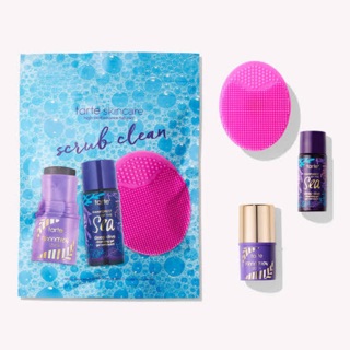 [ของแท้ พร้อมส่ง] Tarte Scrub Clean Cleansing set