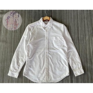 UNIQLO SIZE L สีขาว Oxford